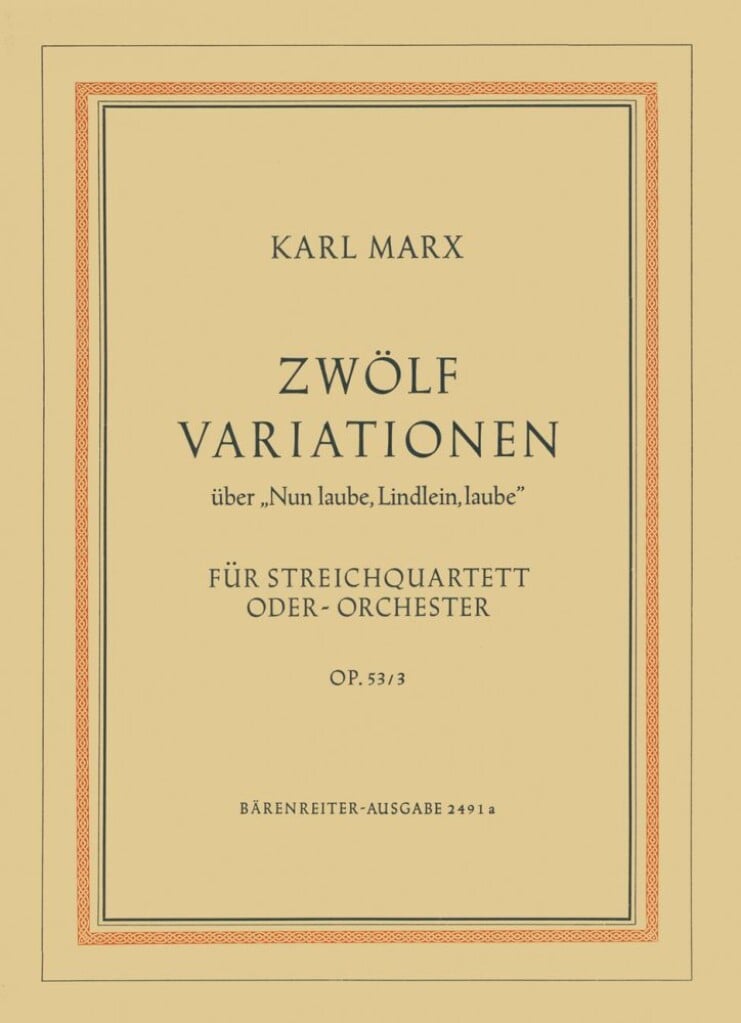 12 Variationen ueber Nun laube, Lindlein, laube